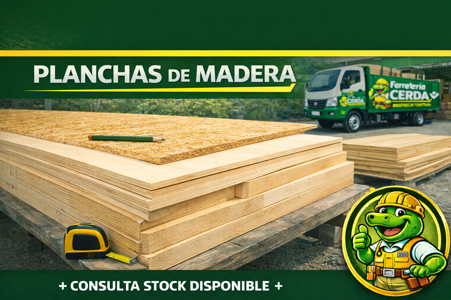 Planchas madera